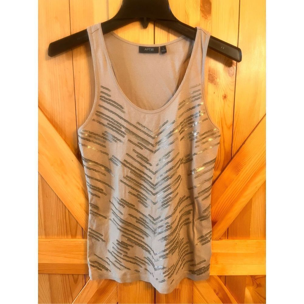 Apt 9 tank top size small sequence (2969)